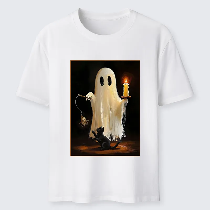 Tokyo-Tiger Ghost Cat Halloween Art Classic T-Shirt