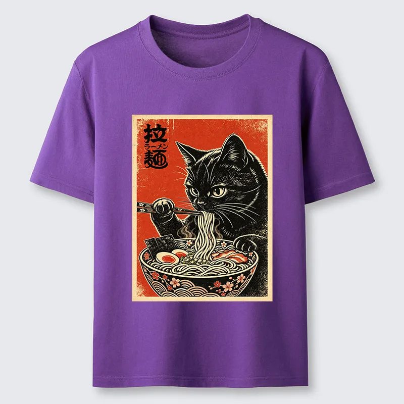 Tokyo-Tiger Japanese Ramen Cat Art Classic T-Shirt Sale