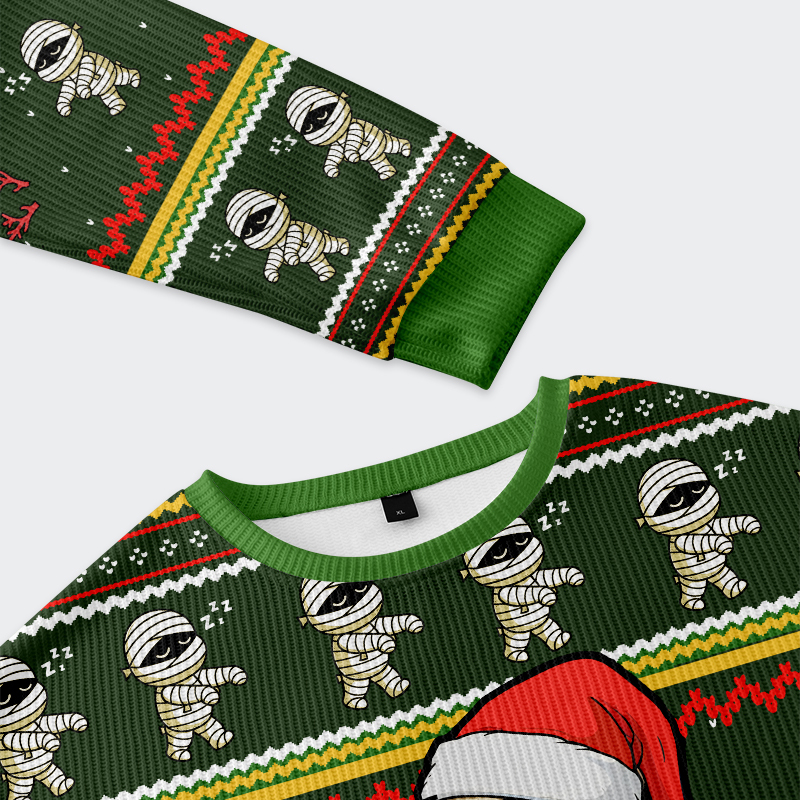 Unique Mummy Funny Holiday Christmas Ugly Sweatshirt