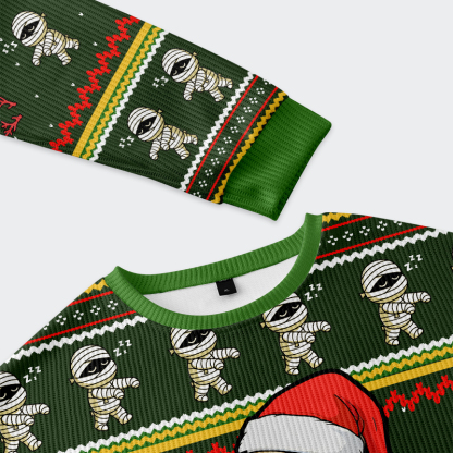 Unique Mummy Funny Holiday Christmas Ugly Sweatshirt