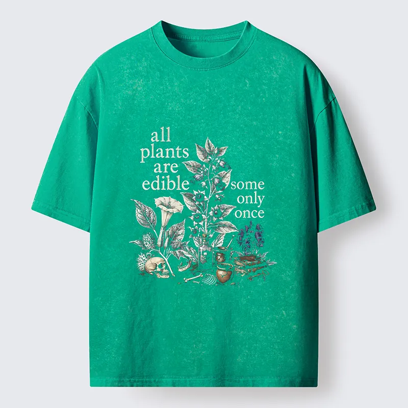 Tokyo‑Tiger Funny Toxic Flora Washed T‑Shirt
