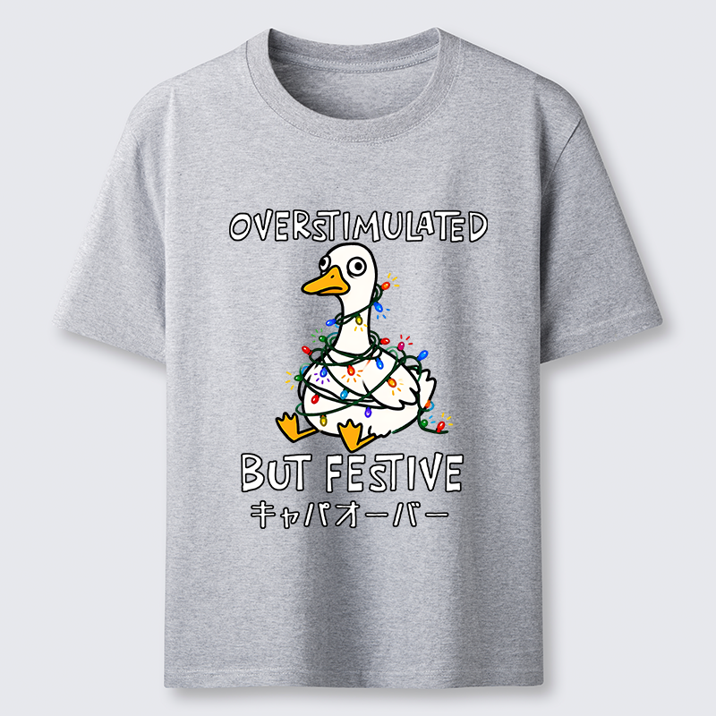 Tokyo-Tiger Funny Excited Christmas Goose Classic T-Shirt