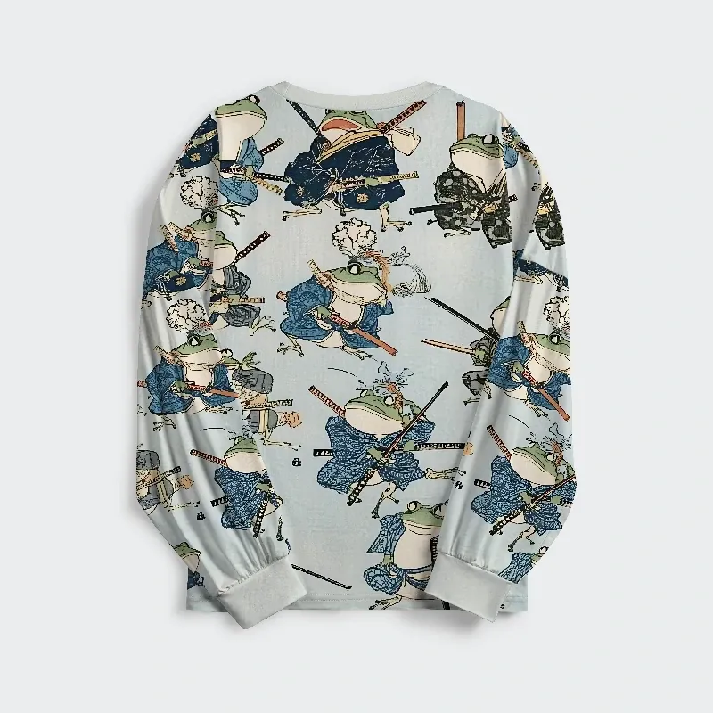 Tokyo-Tiger Frog Samurai Family Pajama Sets