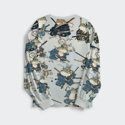 Tokyo-Tiger Frog Samurai Family Pajama Sets