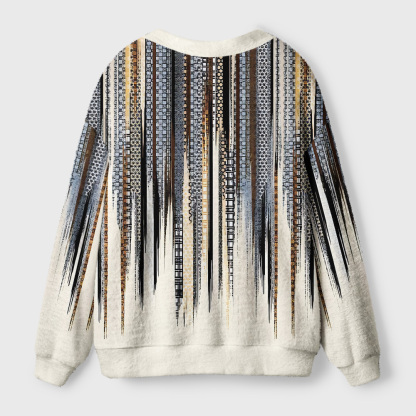 Tokyo-Tiger Japanese Pattern Ugly Cardigan Sweater