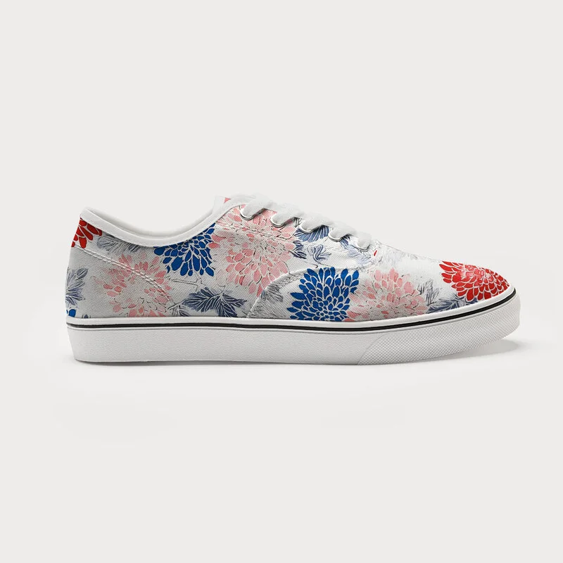 Tokyo-Tiger Vibrant Floral Canvas Shoes