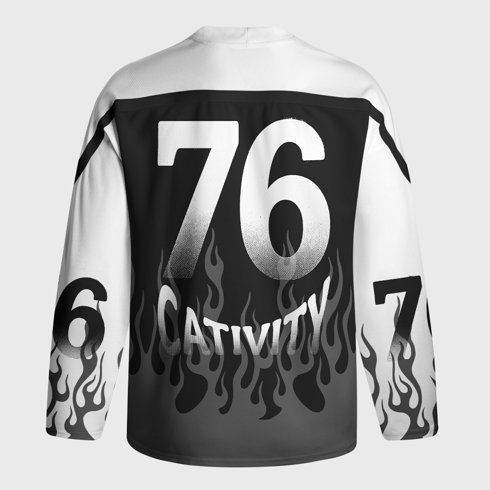Tokyo-Tiger Purranormal Cativity Long-Sleeve Hockey Jersey