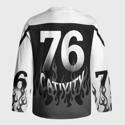 Tokyo-Tiger Purranormal Cativity Long-Sleeve Hockey Jersey