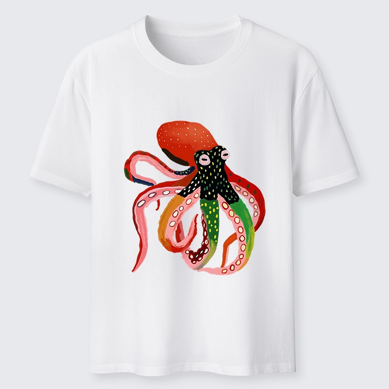 Tokyo-Tiger Colorful Octopus Art Classic T-Shirt