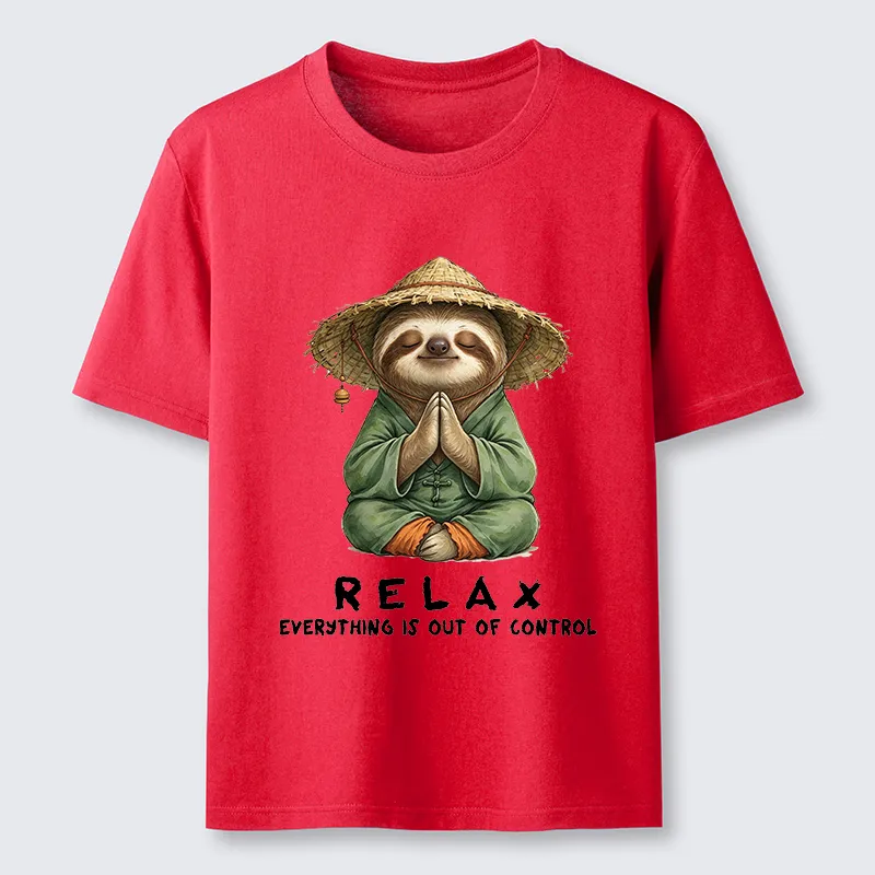 Tokyo-Tiger Zen Relax Sloth Graphic Classic T-Shirt