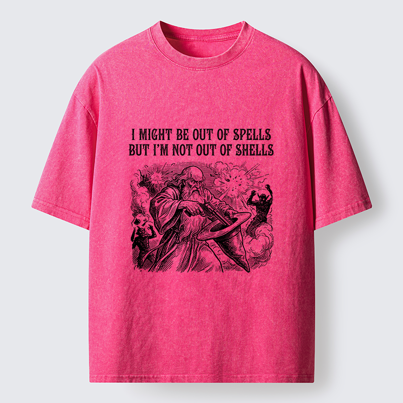 Tokyo-Tiger Funny Wizard Shell Meme Washed T-Shirt