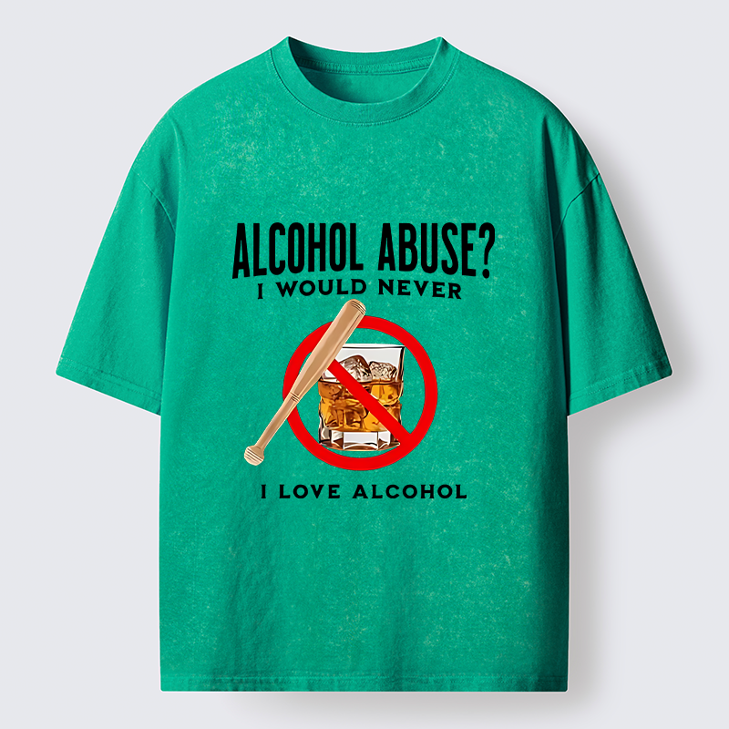 Tokyo-Tiger Funny Alcohol Joke Washed T-Shirt