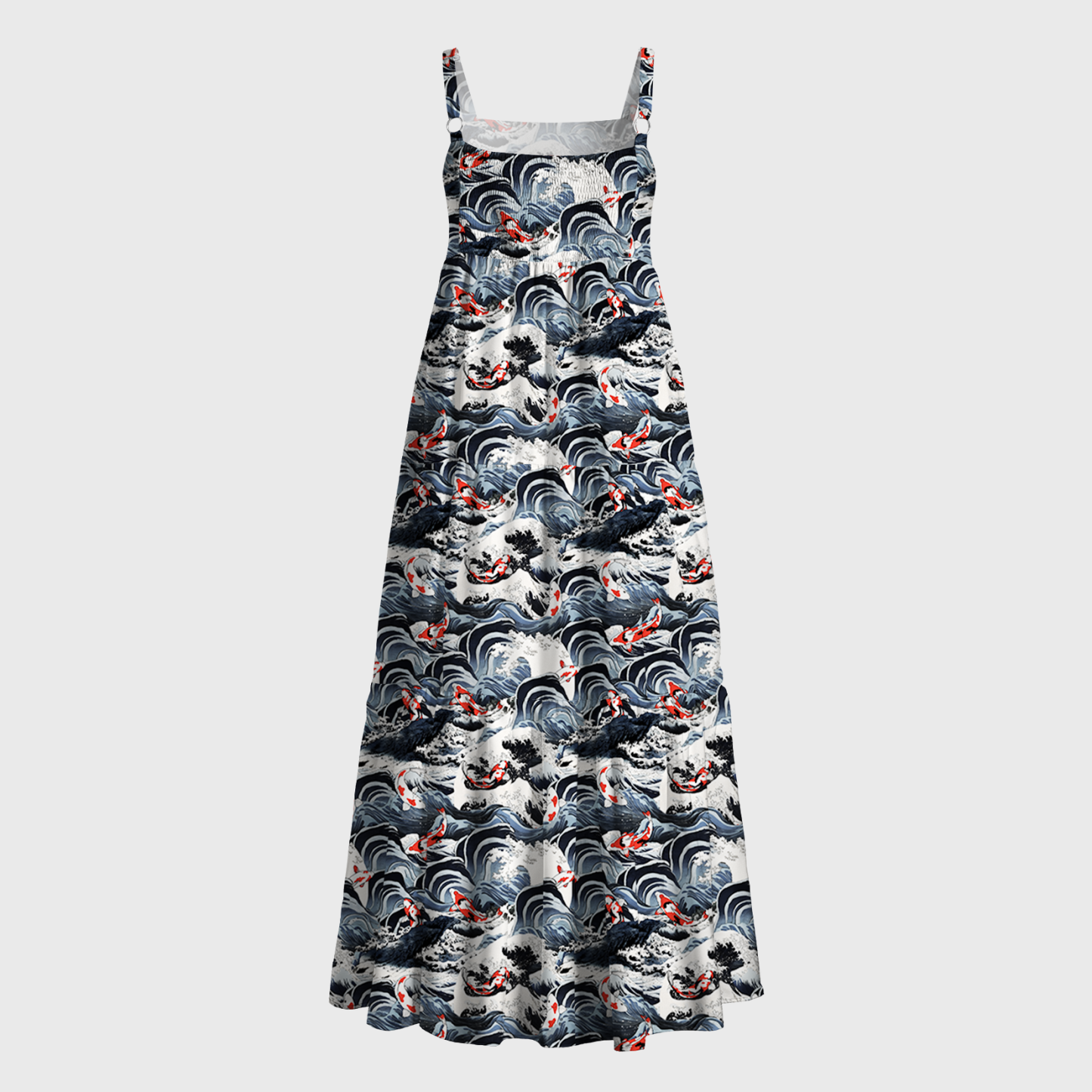 Tokyo-Tiger Ocean's Dance Maxi Dress