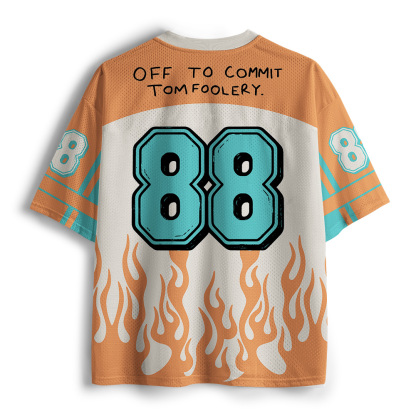 Tokyo-Tiger Skateboard Funny Chicken Mesh Jersey