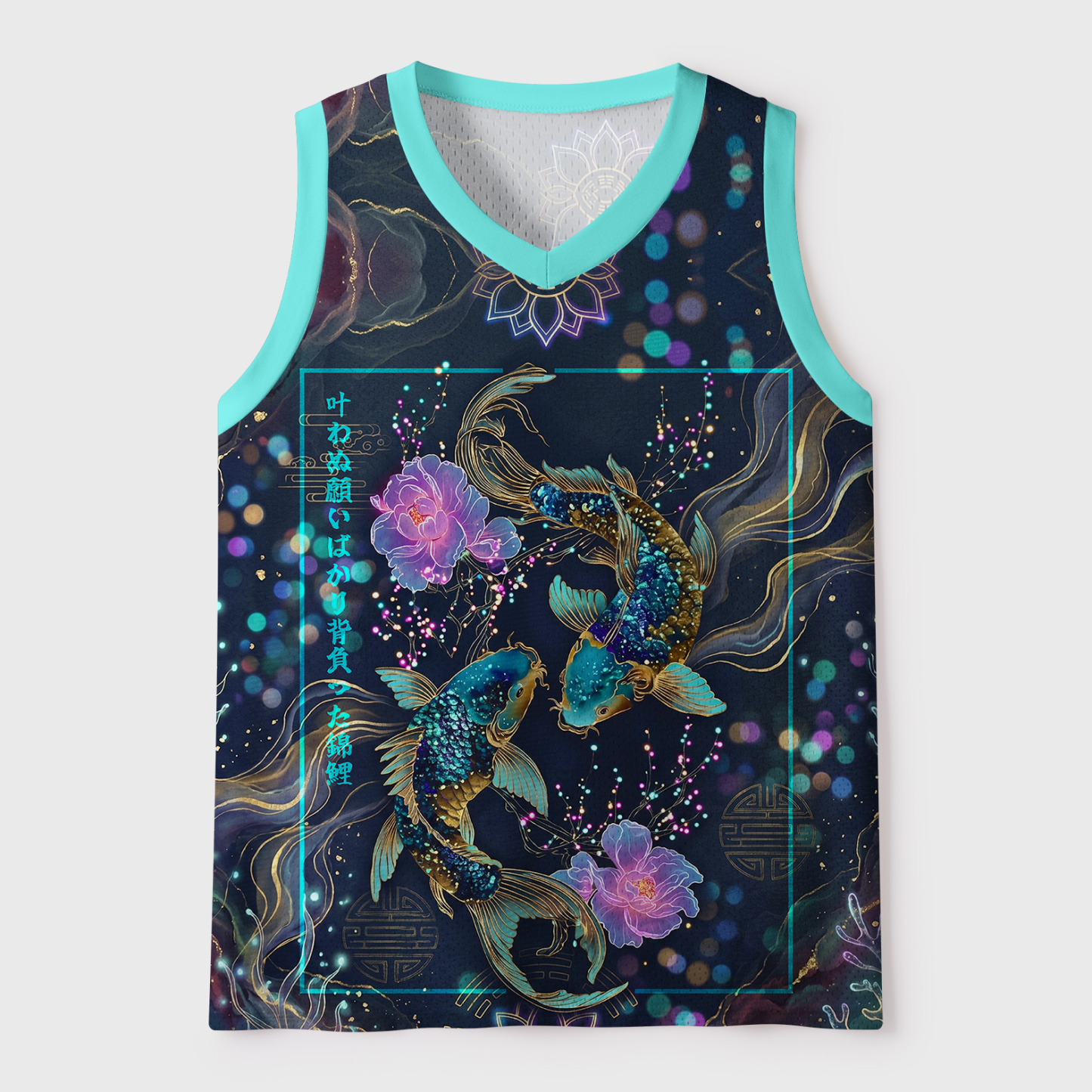 Tokyo-Tiger Unfulfilled Wish Koi Mesh Tank Top Sale