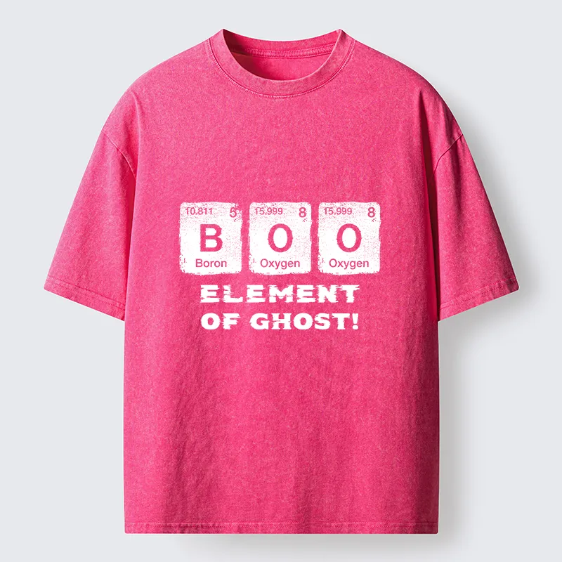 Tokyo-Tiger Ghost Chemistry Element Washed T-Shirt
