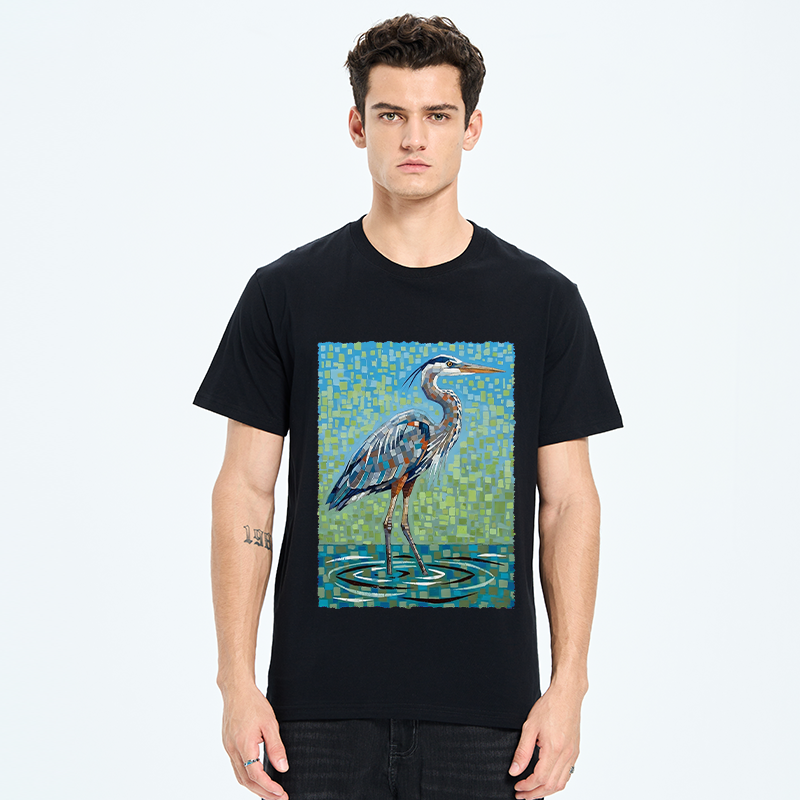 Tokyo-Tiger Color Block Heron Classic T-Shirt