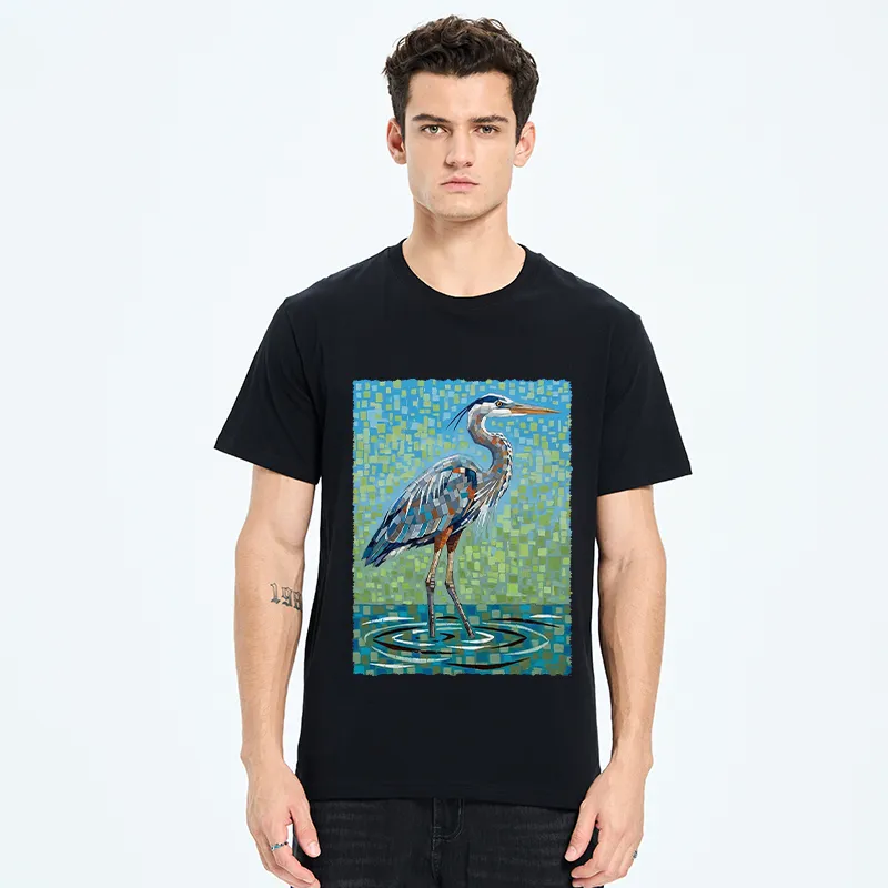 Tokyo-Tiger Color Block Heron Classic T-Shirt