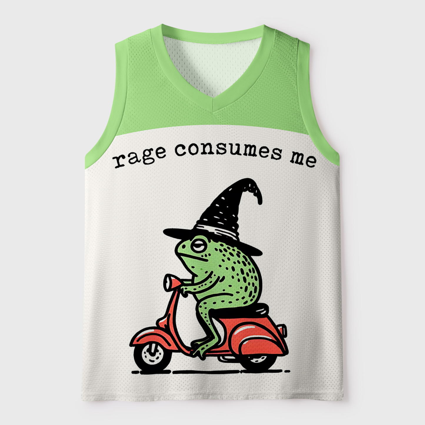 Tokyo-Tiger Angry Wizard Frog Meme Mesh Tank Top Sale