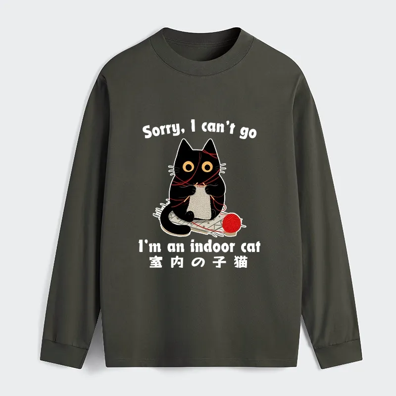 Tokyo‑Tiger Indoor Cat Meme Classic Long Sleeve T-Shirt