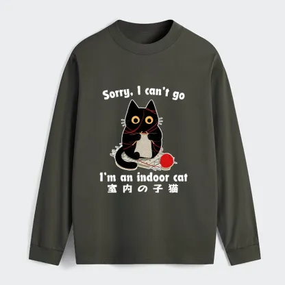Tokyo‑Tiger Indoor Cat Meme Classic Long Sleeve T-Shirt