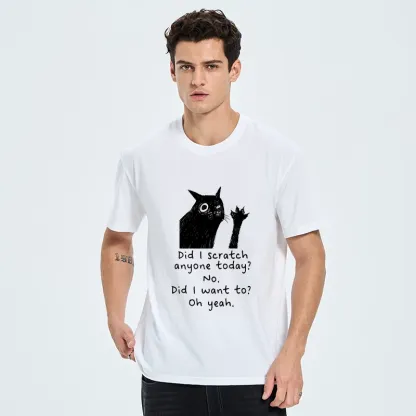 Tokyo-Tiger Black Cat Scratches People Classic T-Shirt