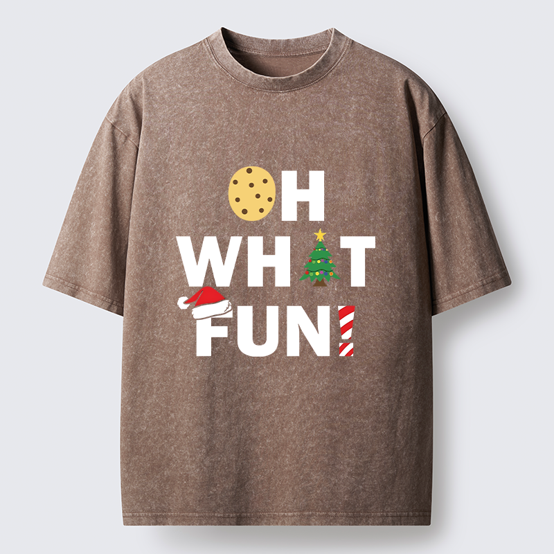 Tokyo-Tiger Christmas Funny Season Vibe Washed T-Shirt