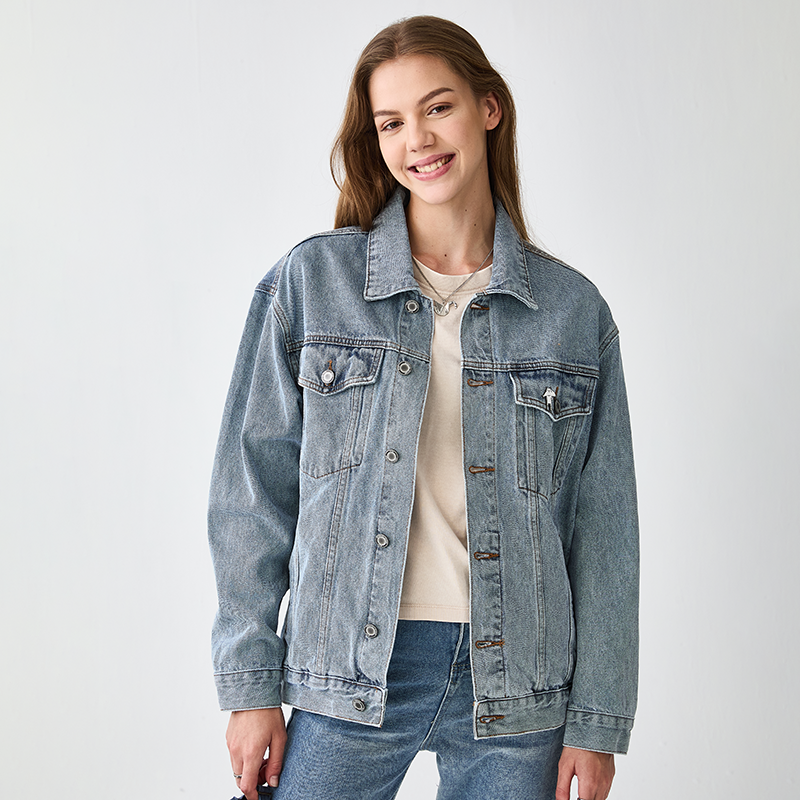 Tokyo-Tiger Gingerbread Ninja Jean Jacket