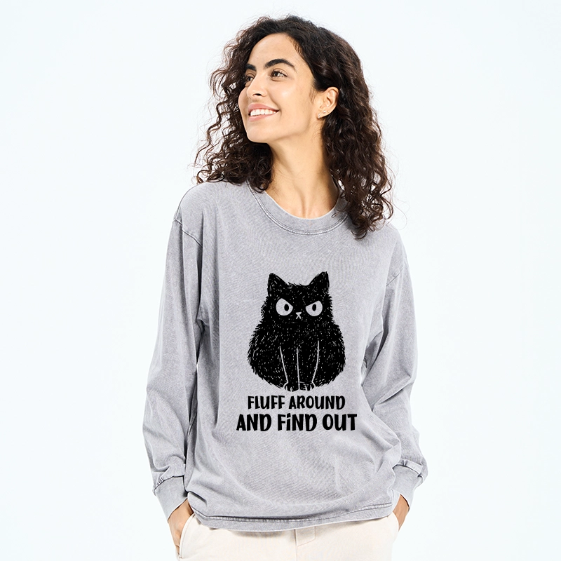 Tokyo-Tiger Consequences Of Fooling Around Washed Long Sleeve T-Shirt