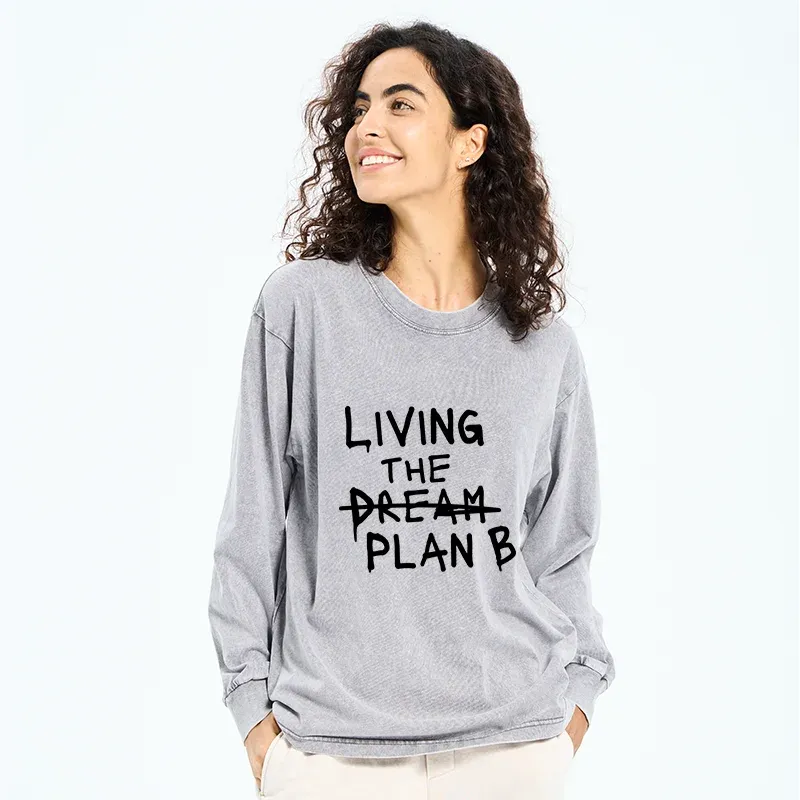 Tokyo-Tiger Implement Plan B Washed Long Sleeve T-Shirt