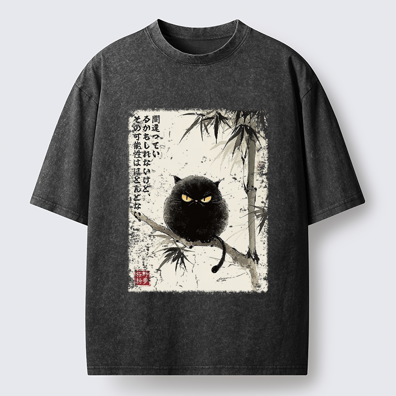 Tokyo-Tiger I Could Be Wrong, But Unlikely Washed T-Shirt