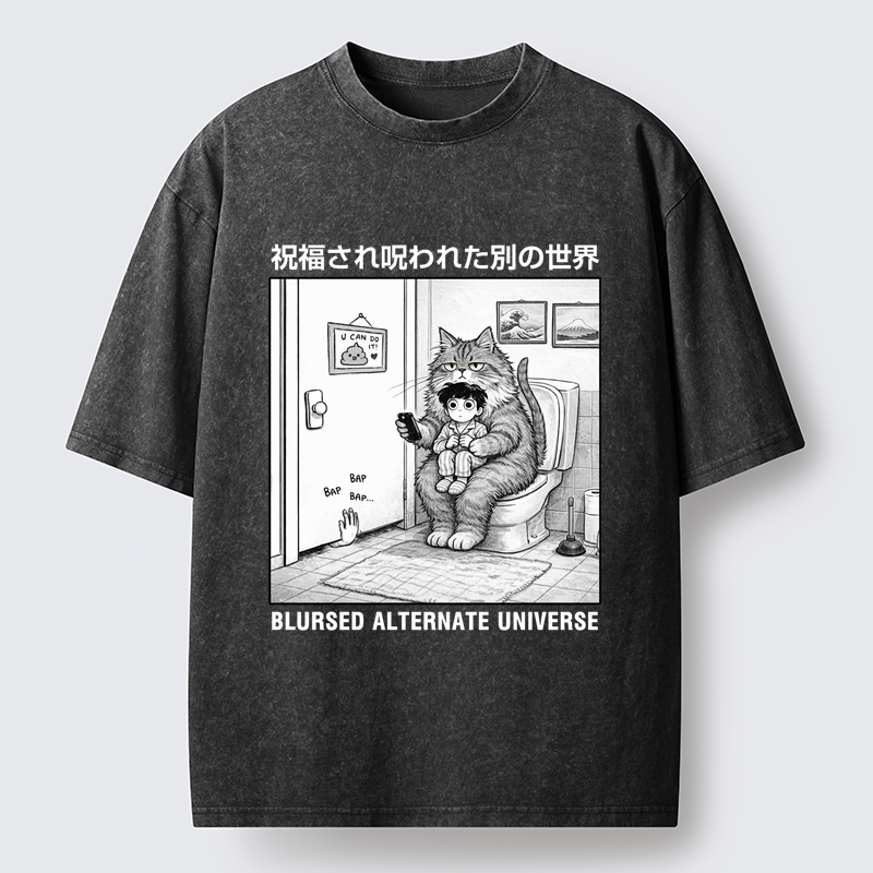 Tokyo-Tiger A Blursed World Washed T-Shirt