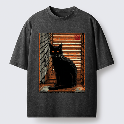 Tokyo-Tiger Guardian of the Steps Washed T-Shirt