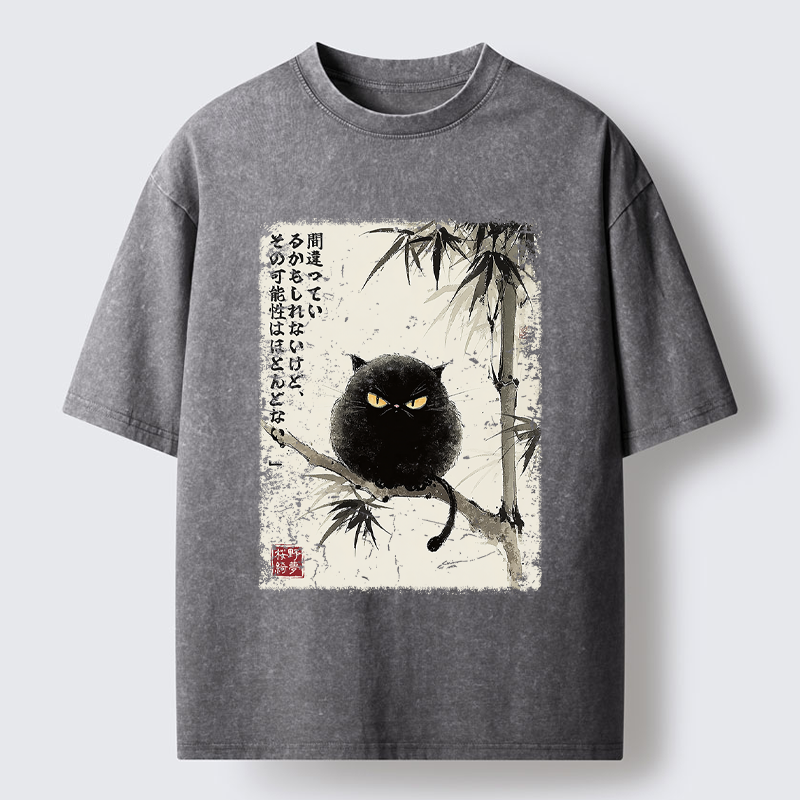 Tokyo-Tiger I Could Be Wrong, But Unlikely Washed T-Shirt