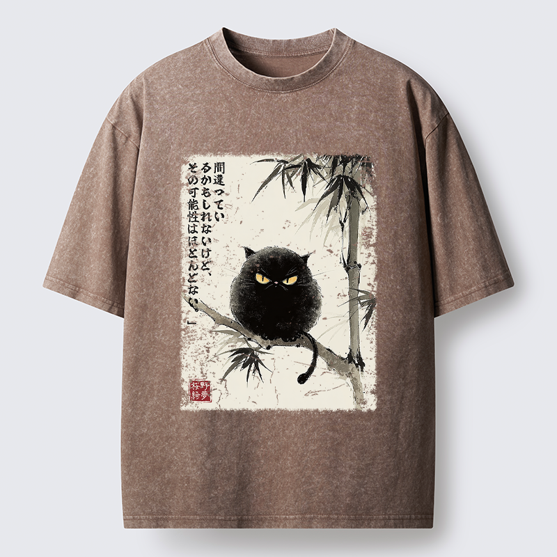 Tokyo-Tiger I Could Be Wrong, But Unlikely Washed T-Shirt