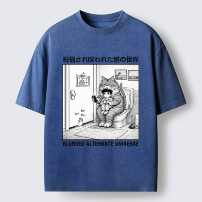 Tokyo-Tiger A Blursed World Washed T-Shirt