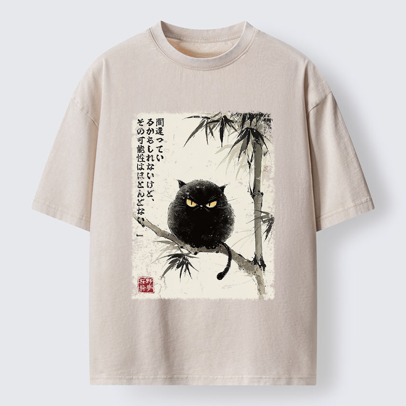 Tokyo-Tiger I Could Be Wrong, But Unlikely Washed T-Shirt