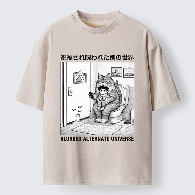 Tokyo-Tiger A Blursed World Washed T-Shirt