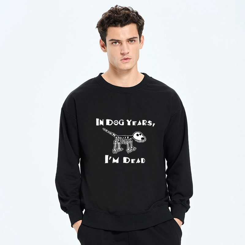 Tokyo-Tiger Funny Meme Old Dog Dead In Dog Years Vibe Classic Sweatshirt
