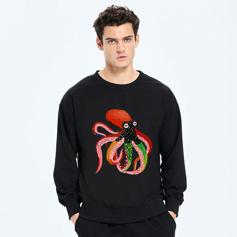 Tokyo-Tiger Colorful Octopus Art Classic Sweatshirt