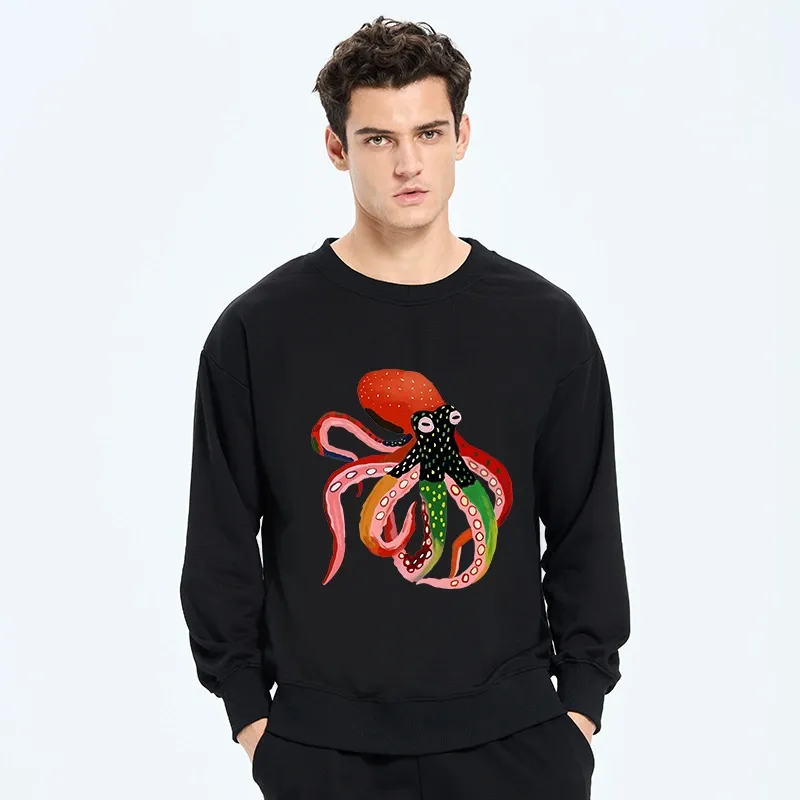 Tokyo-Tiger Colorful Octopus Art Classic Sweatshirt