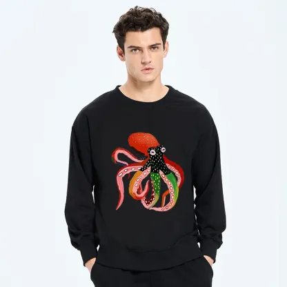 Tokyo-Tiger Colorful Octopus Art Classic Sweatshirt