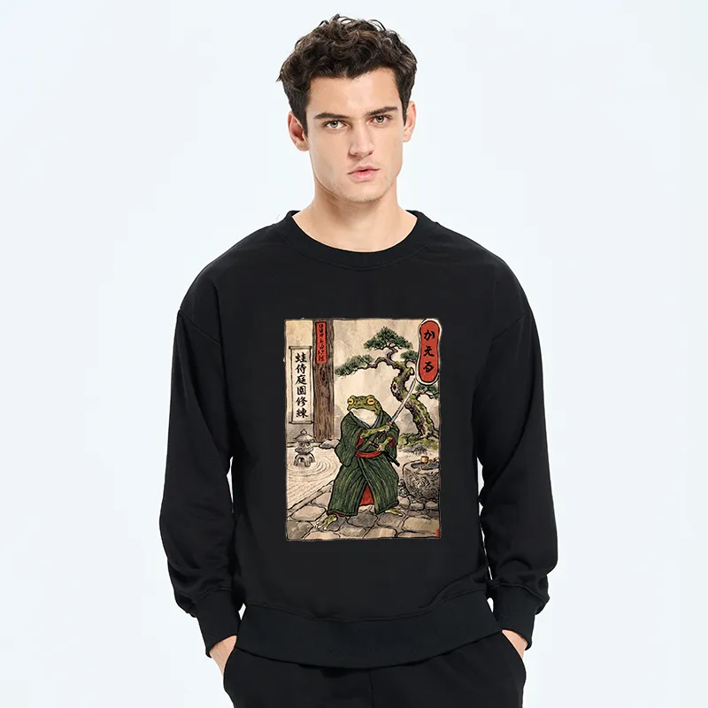 Tokyo-Tiger Samurai Frog Training Classic Sweatshirt
