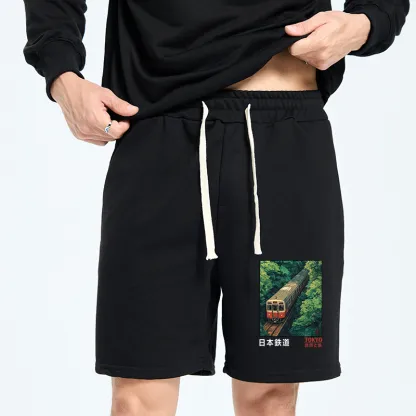 Tokyo-Tiger Japan Trains In The Natural Journey Unisex Shorts