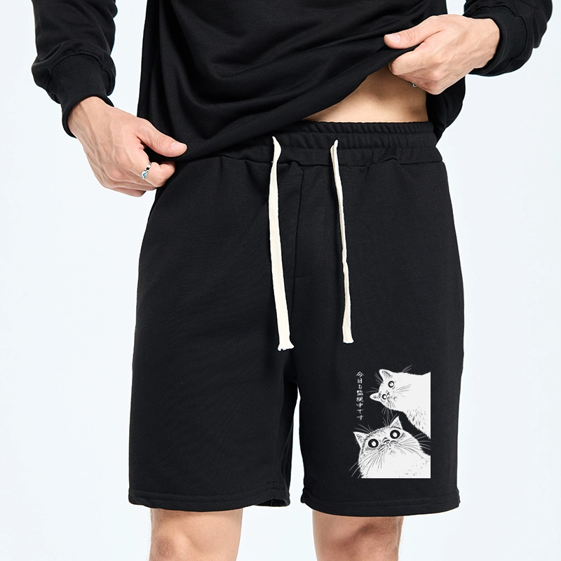 Tokyo-Tiger The Cat Is Watching Today Unisex Shorts