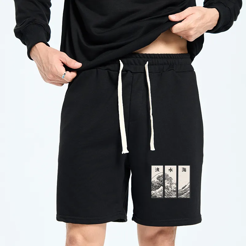 Tokyo-Tiger Japanese Art Wave Unisex Shorts