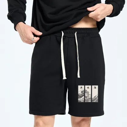 Tokyo-Tiger Japanese Art Wave Unisex Shorts