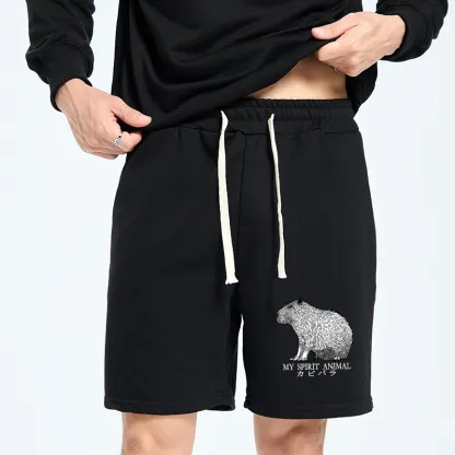 Tokyo-Tiger Capybara Spirit Unisex Shorts