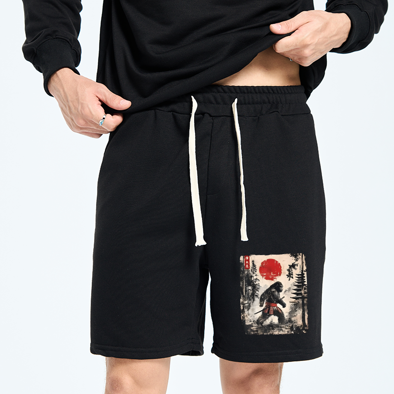 Tokyo-Tiger Japanese Samurai Bigfoot Unisex Shorts