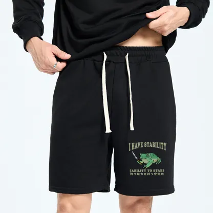 Tokyo-Tiger Mentally Stable Assassin Frog Unisex Shorts